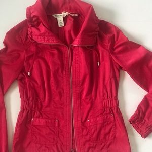 White House Black Market Cinch  zip up jacket